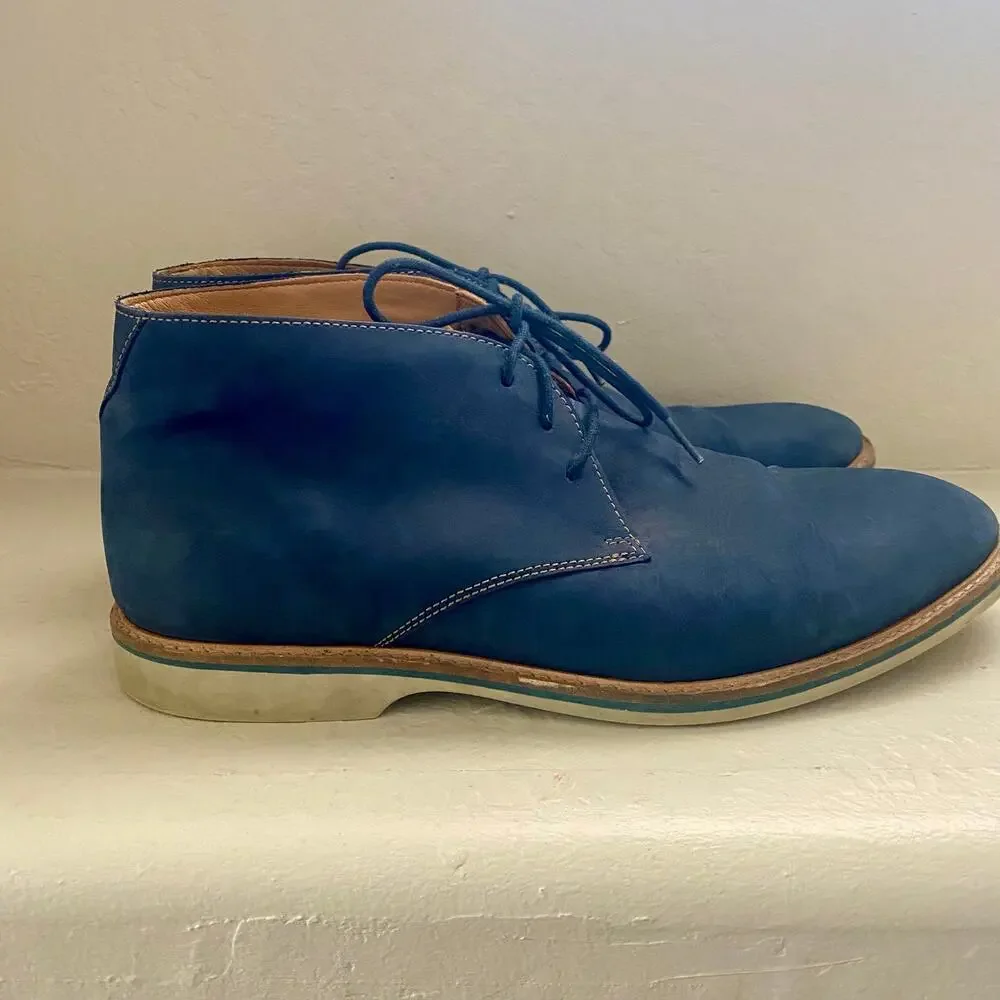 Clarks Atticus Limit Chukka Boot Mens Size 13 Blue Dress Shoe Suede
